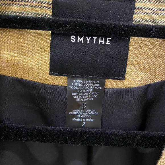 Gorgeous 100% linen Smythe jacket. Only wore a couple times, doesnt fit me - Picture 3 of 5